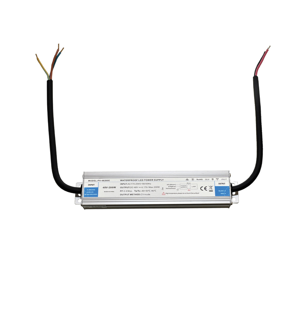 Light Fixture Power supply 48VDC 200W100W IP67 – Viokef