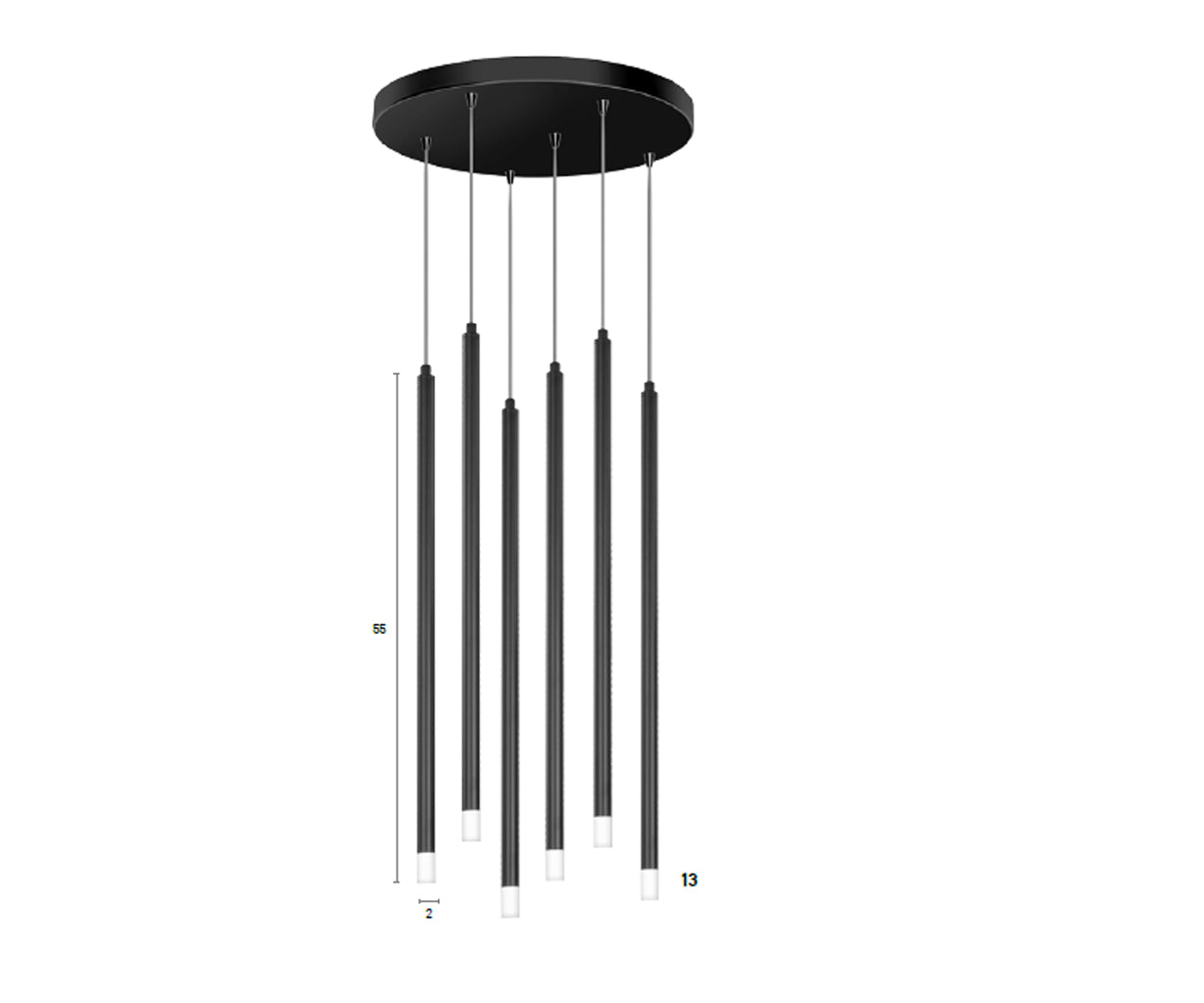 Pendant Light Pendant 6-lights / 24-lights – Luma