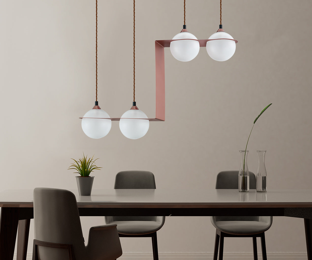 Pendant Light 2-lights, Black – Luma