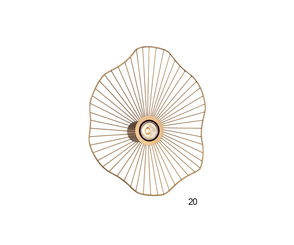 Ceiling Light 20, Gold – Luma