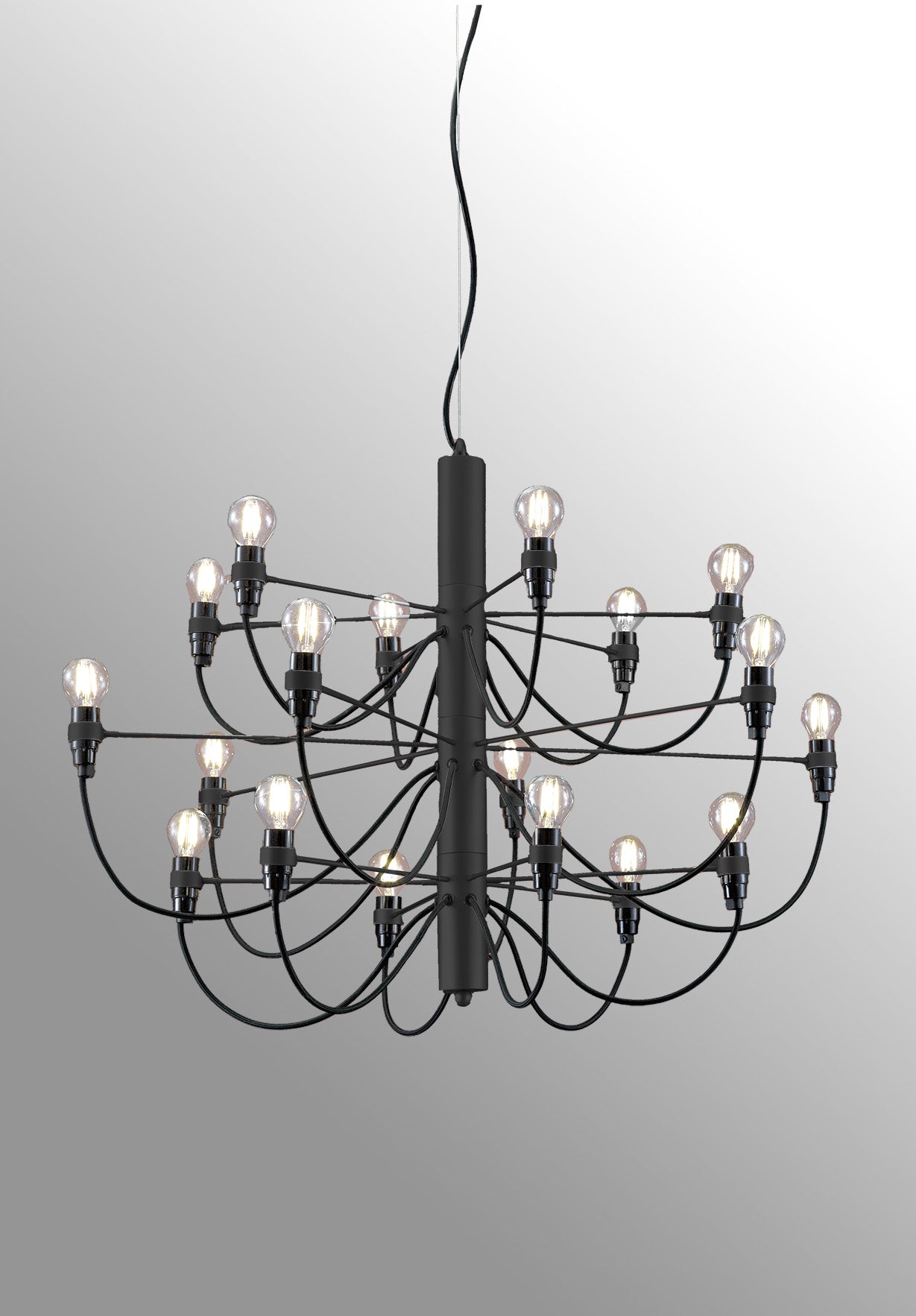 Pendant Light 18-lights, Oxidized gold – Luma