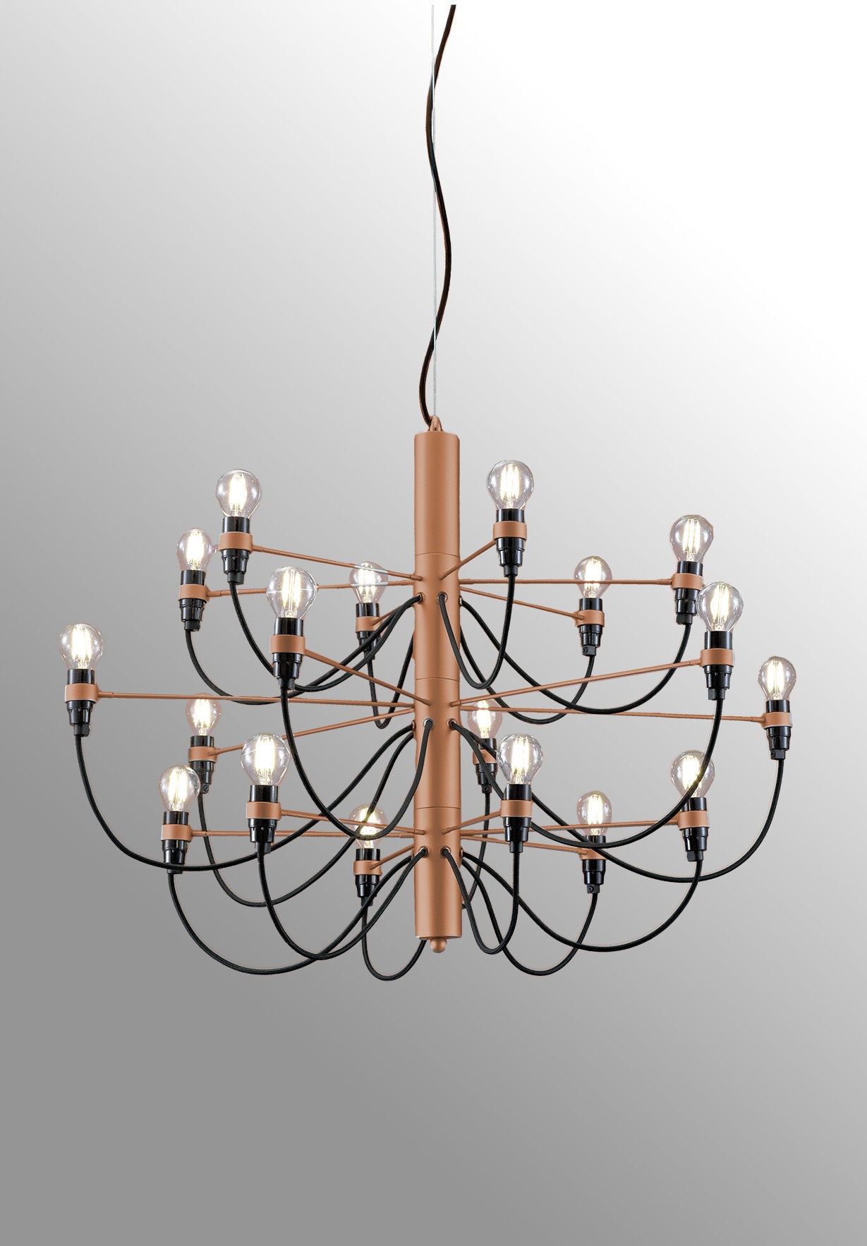 Pendant Light 18-lights, Oxidized gold – Luma