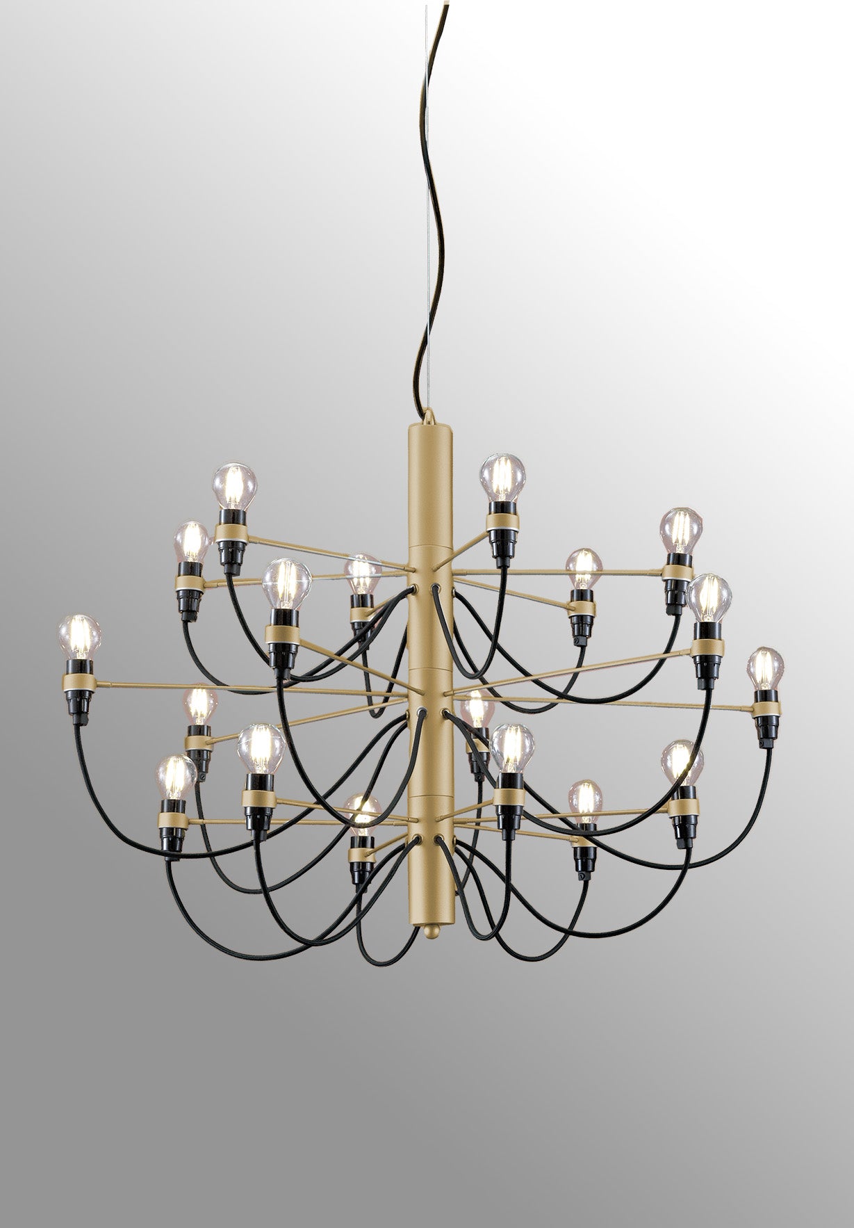 Pendant Light 18-lights, Oxidized gold – Luma