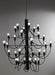 Pendant Light 18-lights, Oxidized gold – Luma