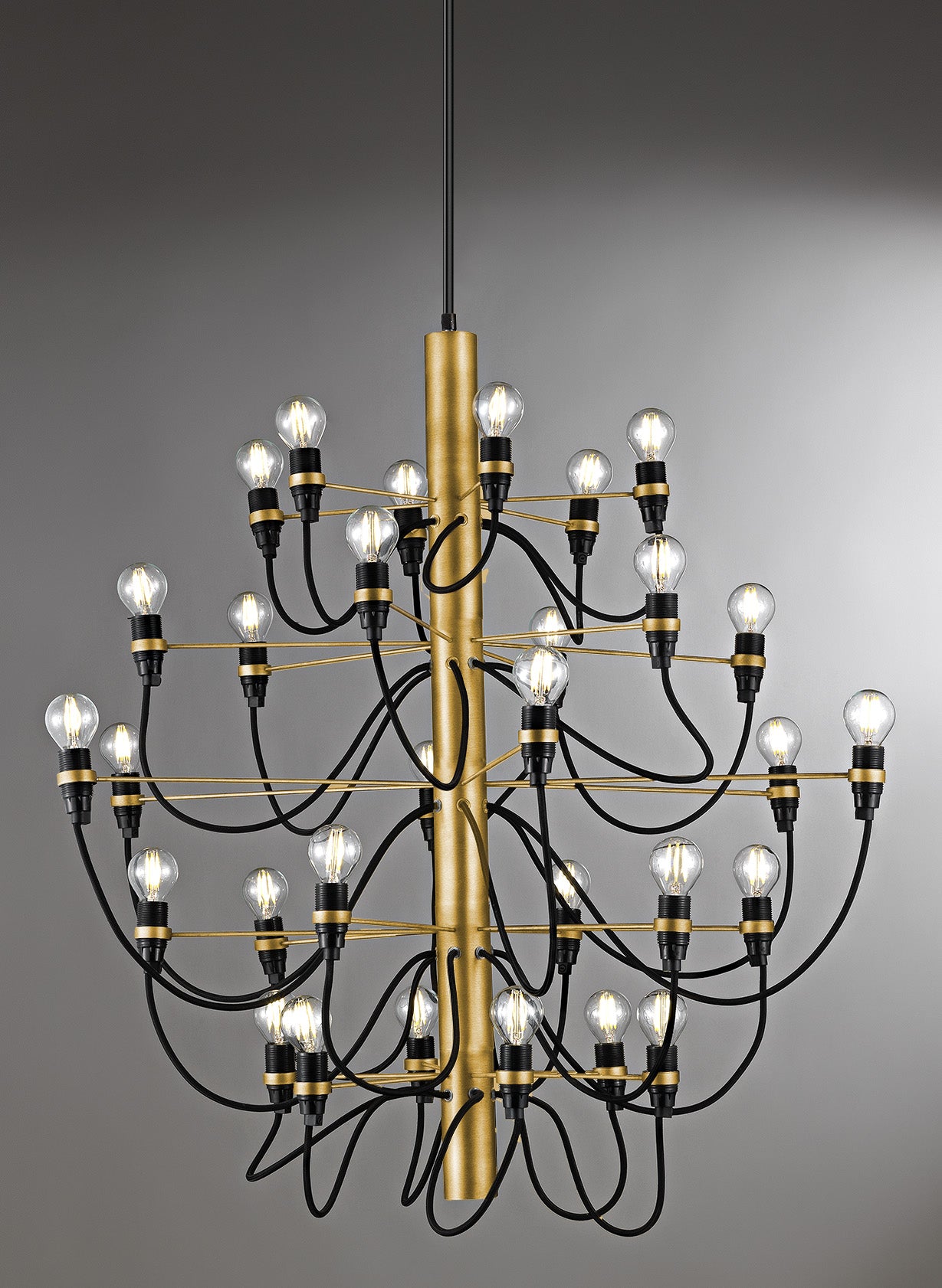 Pendant Light 18-lights, Oxidized gold – Luma