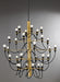 Pendant Light 18-lights, Oxidized gold – Luma