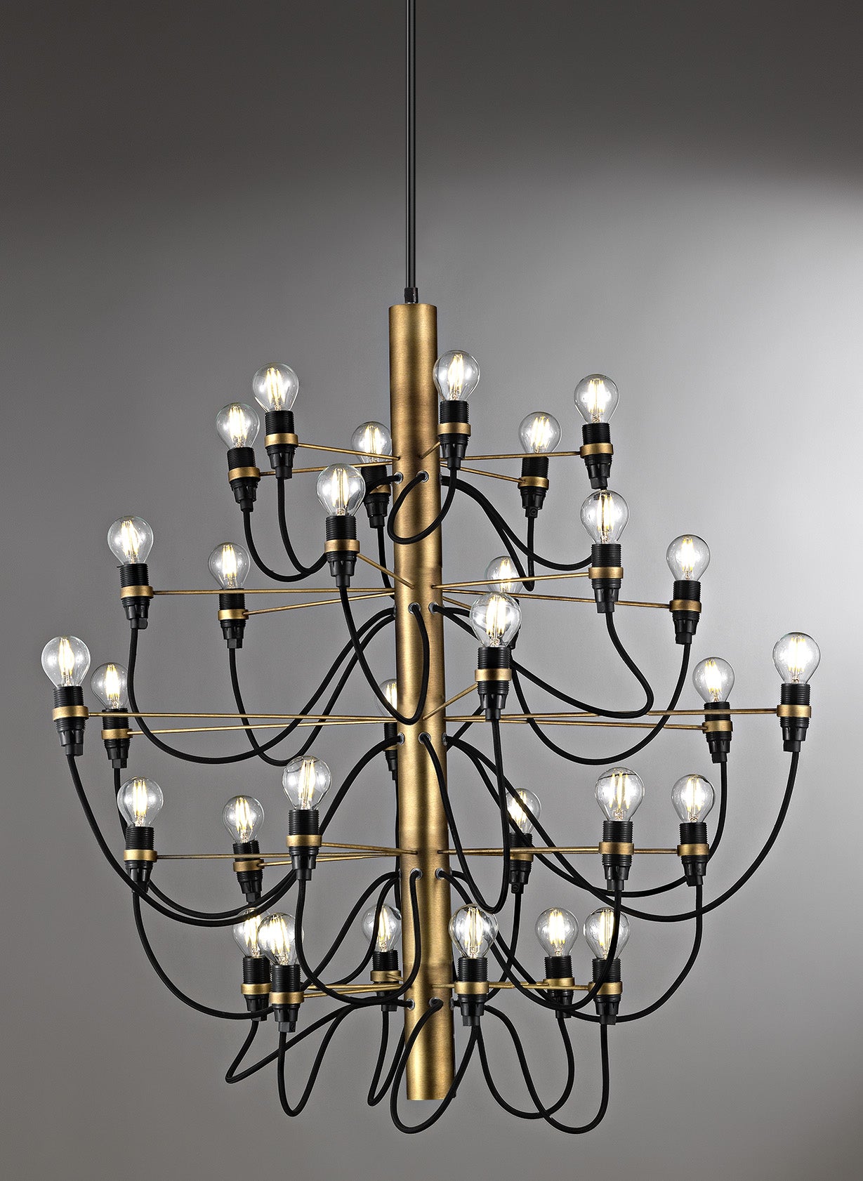 Pendant Light 18-lights, Oxidized gold – Luma