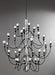 Pendant Light 18-lights, Oxidized gold – Luma