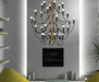 Pendant Light 18-lights, Oxidized gold – Luma