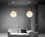 Pendant Light Aluminium, Glass, Ø30 cm – Luma