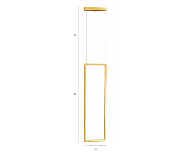 Ceiling Light Metal, W:20 H 120 cm – Luma