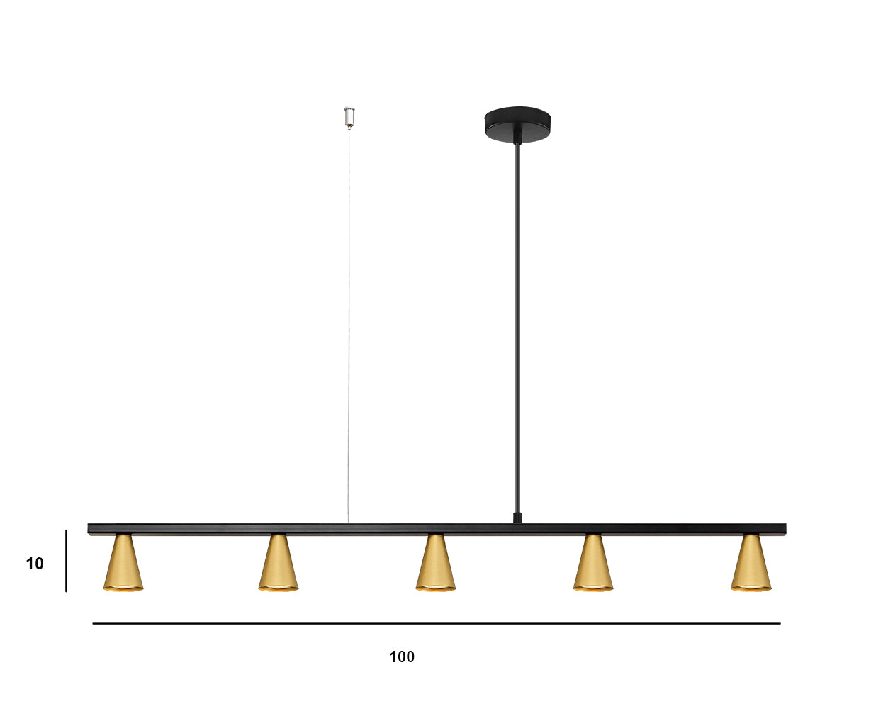 Pendant Light Black, Triple – Luma