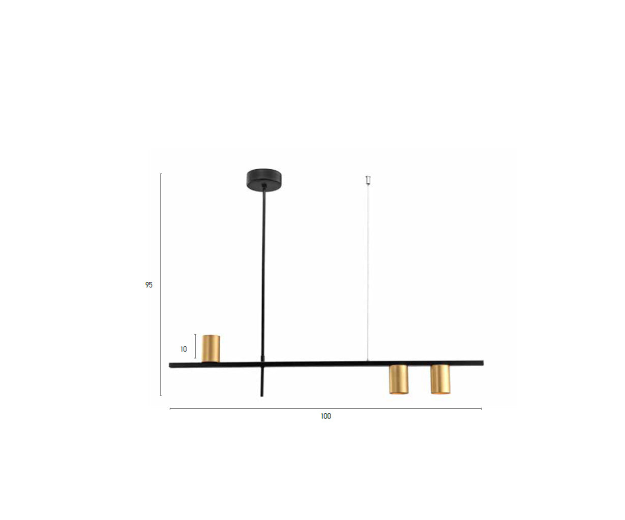 Pendant Light Black, Triple – Luma