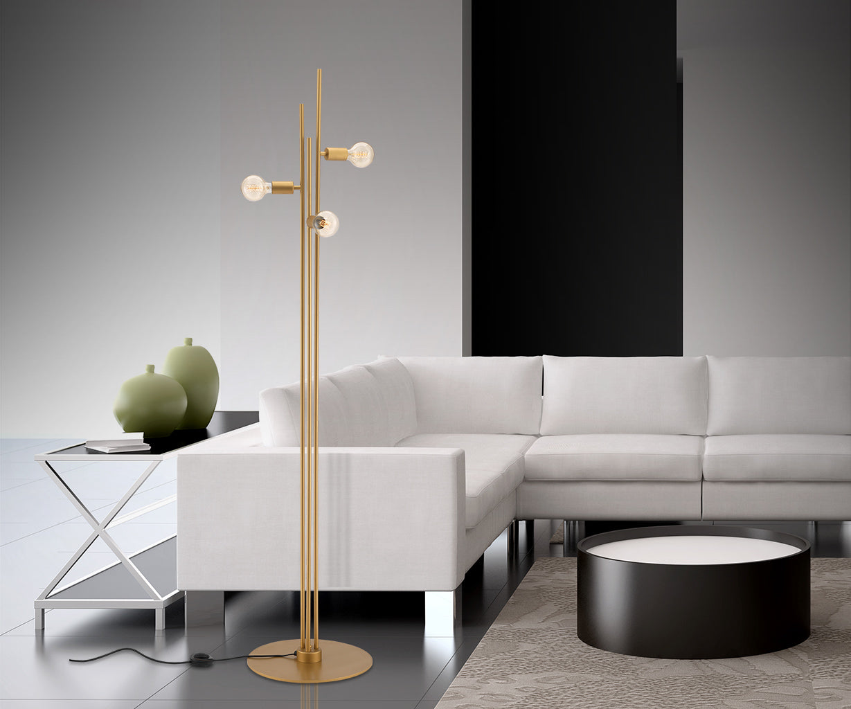 Floor Lamp Floor 3-lamp – Luma