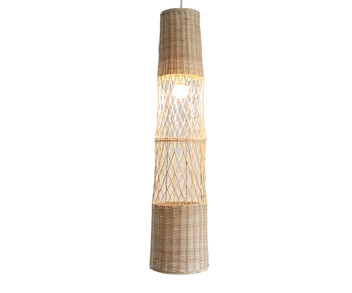 Pendant Light Natural, Rattan, H 81 cm – Luma