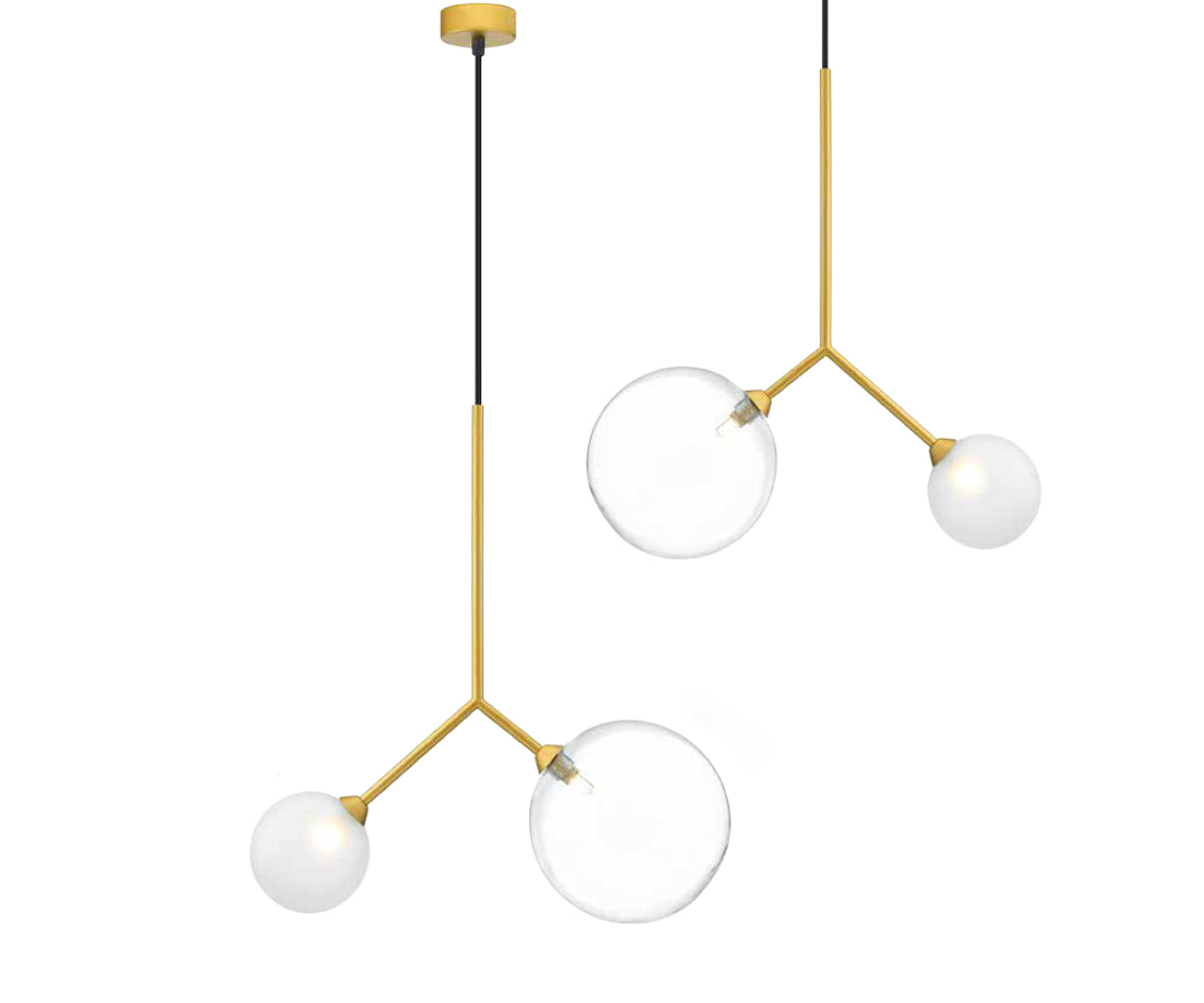 Pendant Light Metal, W:45 H 45 cm – Luma