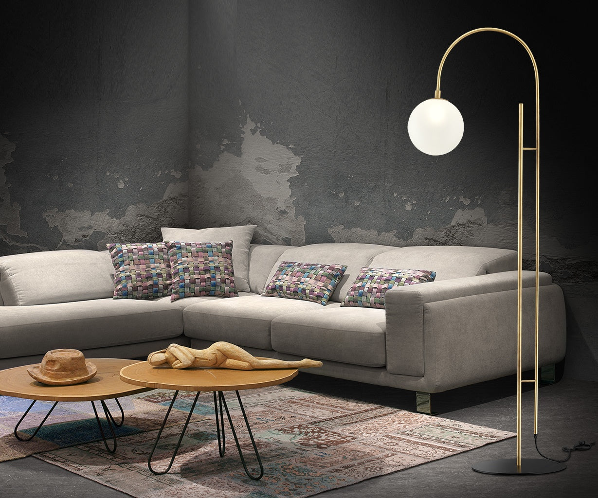 Floor Lamp Metal, H 160 cm – Luma