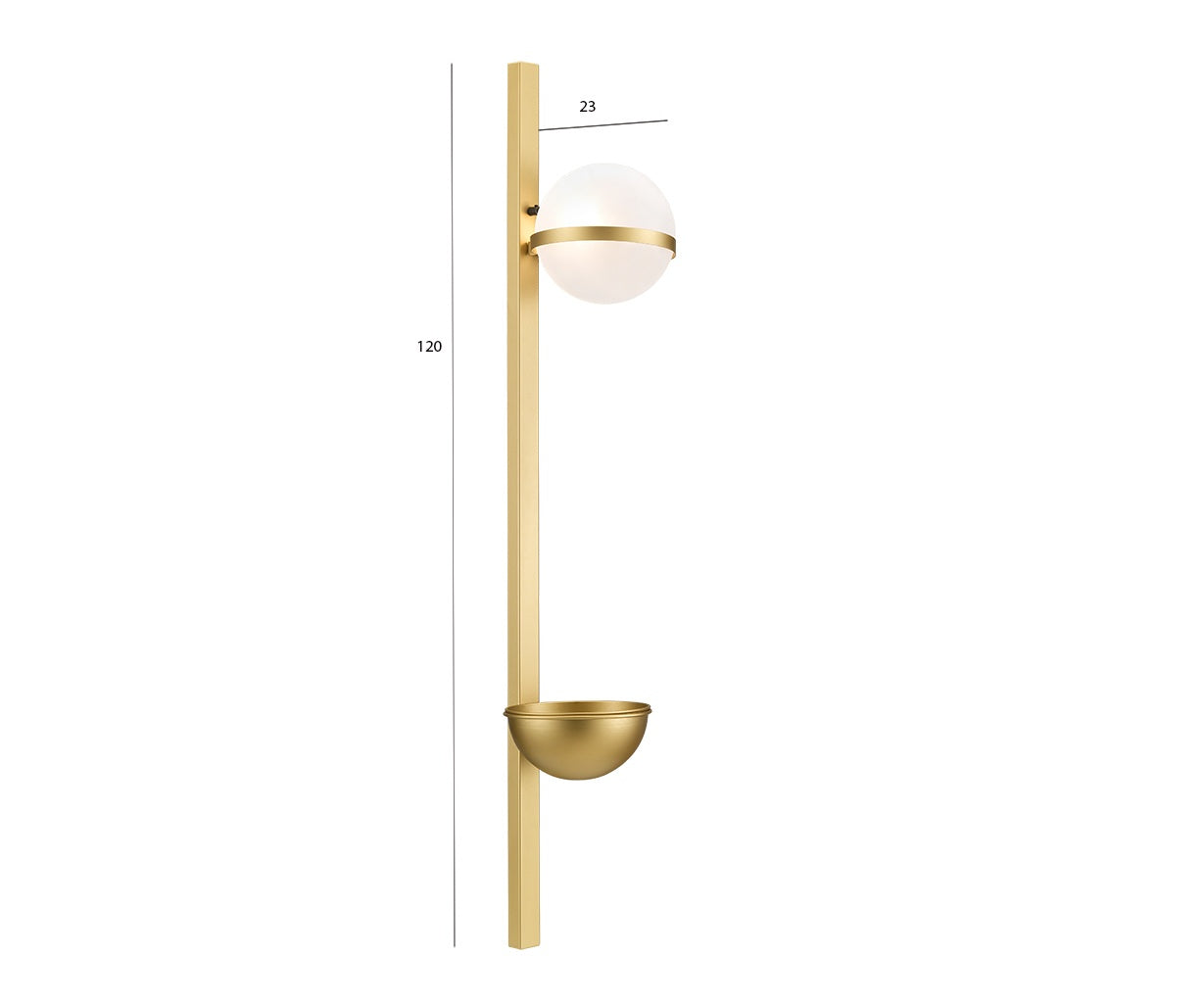 Wall Light Wall lamp with flower pot – Luma