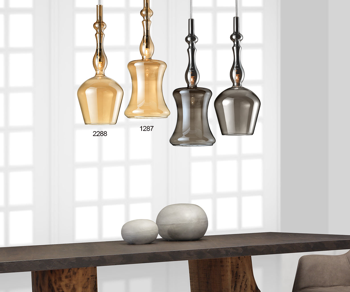 Pendant Light Glass, Ø14 cm – Luma