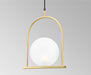 Pendant Light Metal, W:25 H 40 cm – Luma