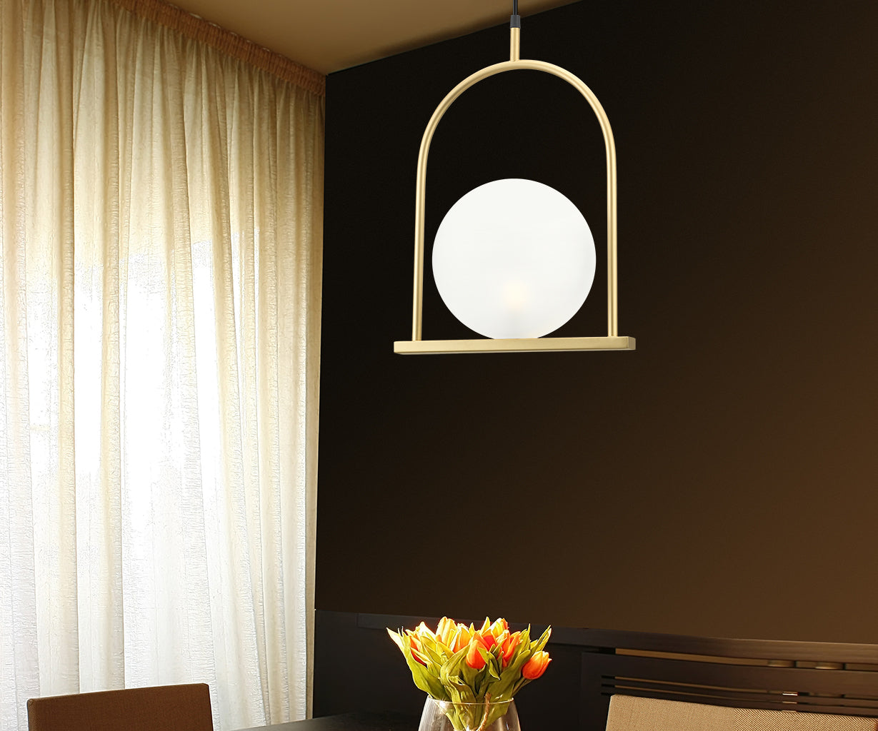 Pendant Light Metal, W:25 H 40 cm – Luma
