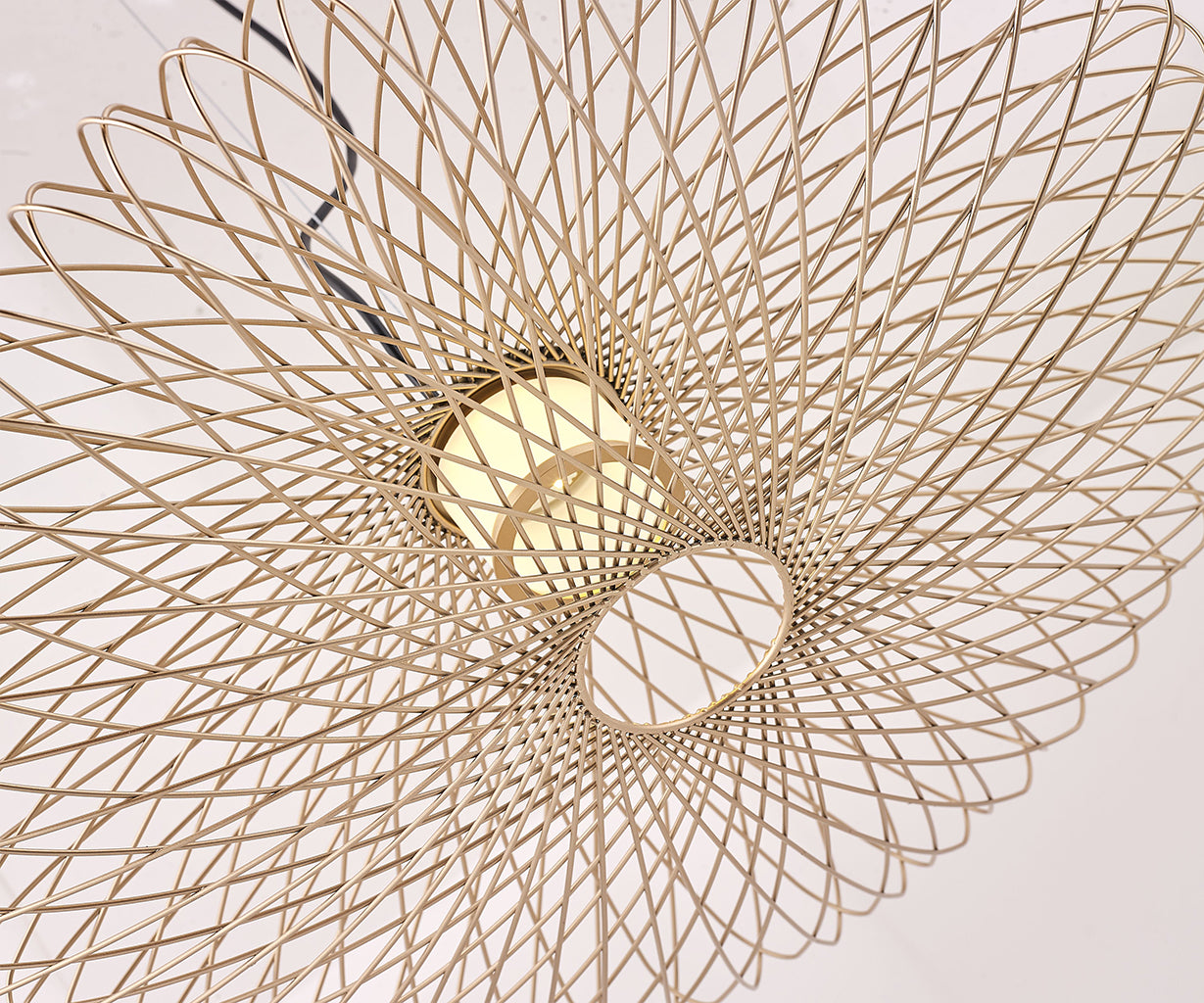 Pendant Light Gold, Metal, Ø61 cm – Luma