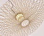 Pendant Light Gold, Metal, Ø61 cm – Luma