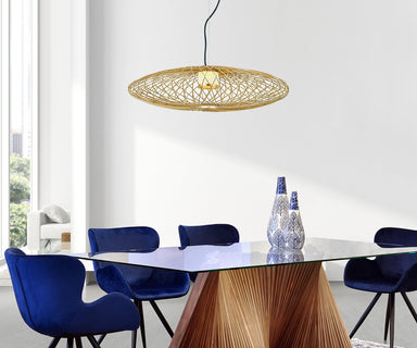 Pendant Light Gold, Metal, Ø61 cm – Luma