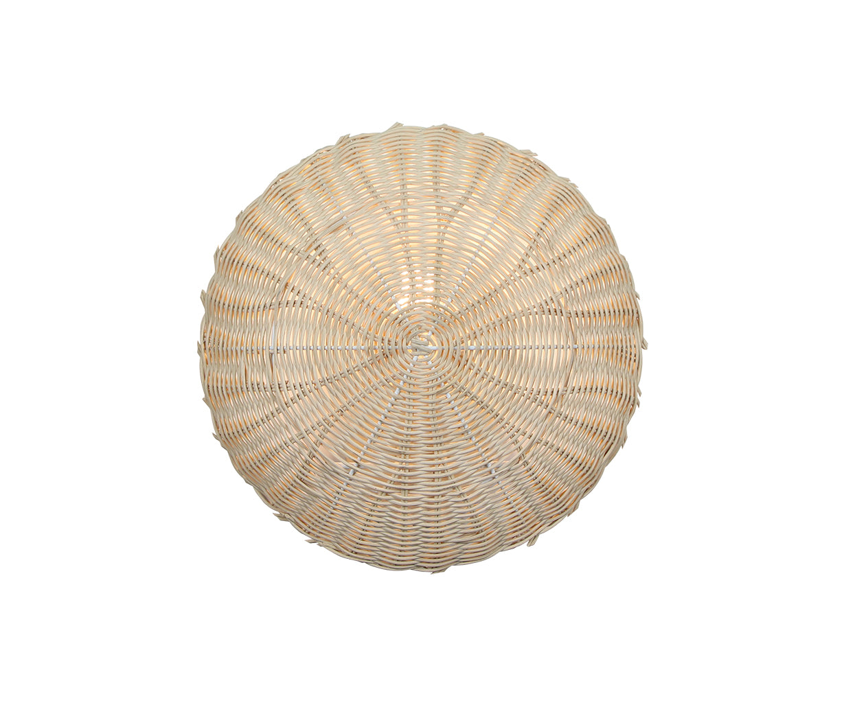 Wall Light Natural, Rattan, Ø30 cm – Luma