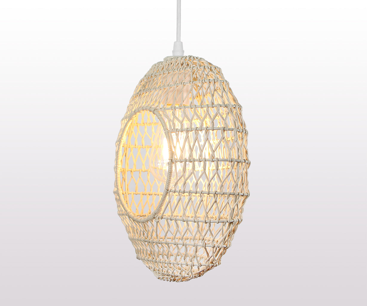 Pendant Light Natural, Rattan, Ø31 cm – Luma