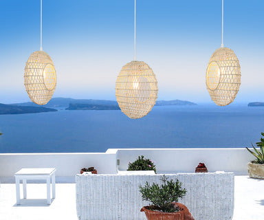 Pendant Light Natural, Rattan, Ø31 cm – Luma
