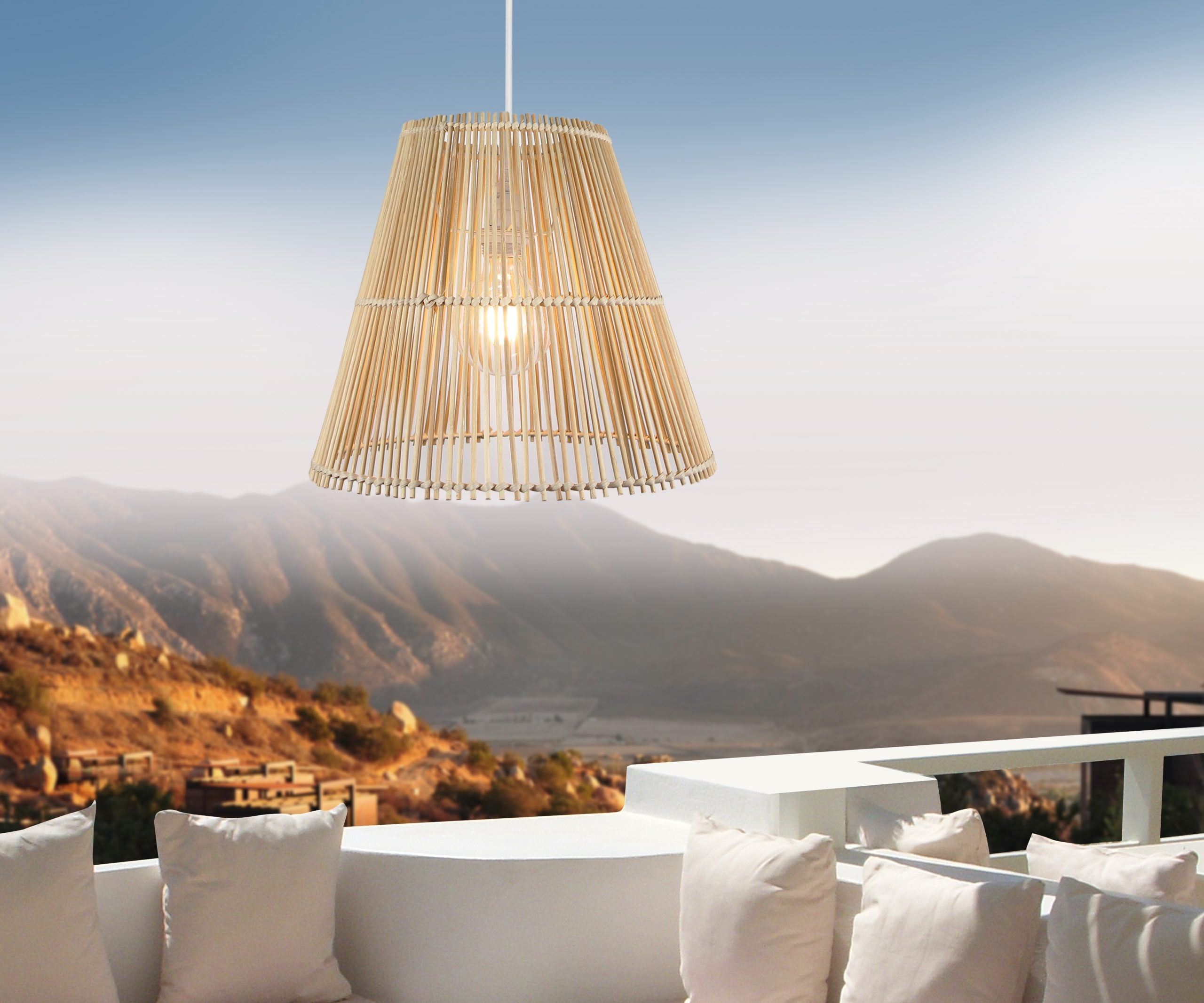 Pendant Light Natural, Bamboo, Ø35 cm – Luma