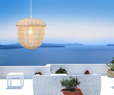 Pendant Light Natural, Rattan, Ø30 cm – Luma
