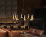 Pendant Light 8 candle-lights on a Pendant circle – Luma
