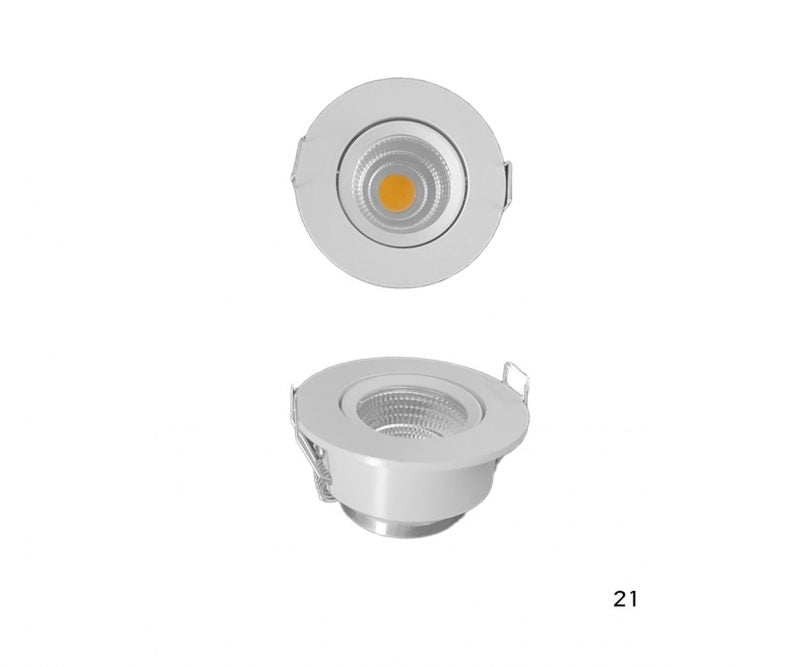 Modern Wall/Ceiling and Recessed Spotlight Luma IP20 / IP44