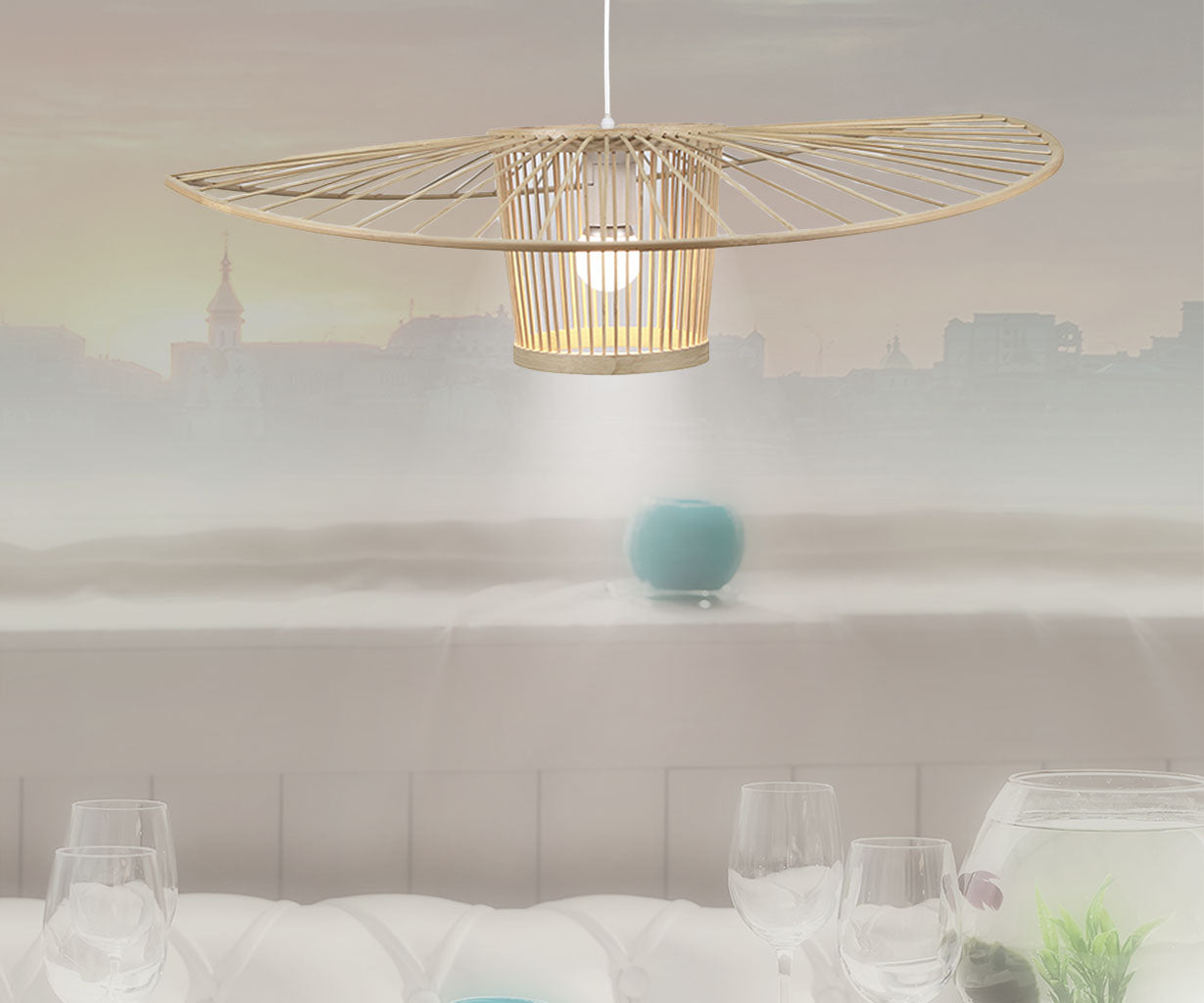 Pendant Light Natural, Bamboo, Ø60 cm – Luma