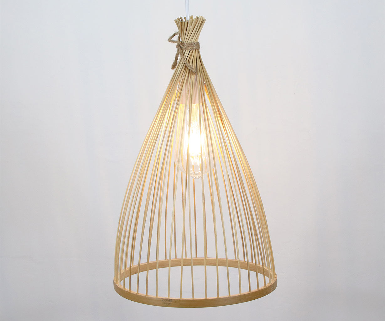 Pendant Light Natural, Bamboo, Ø25 cm – Luma