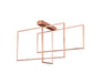 Ceiling Light Aluminium, L:75 H 45 cm – Luma