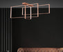 Ceiling Light Aluminium, L:75 H 45 cm – Luma
