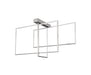 Ceiling Light Aluminium, L:75 H 45 cm – Luma