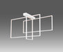 Ceiling Light Aluminium, L:75 H 45 cm – Luma