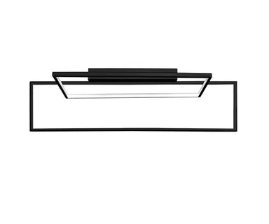 Ceiling Light Aluminium, L:70 H 25 cm – Luma