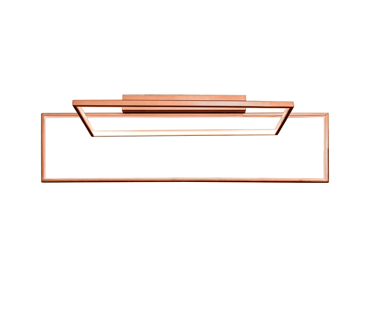 Ceiling Light Aluminium, L:70 H 25 cm – Luma