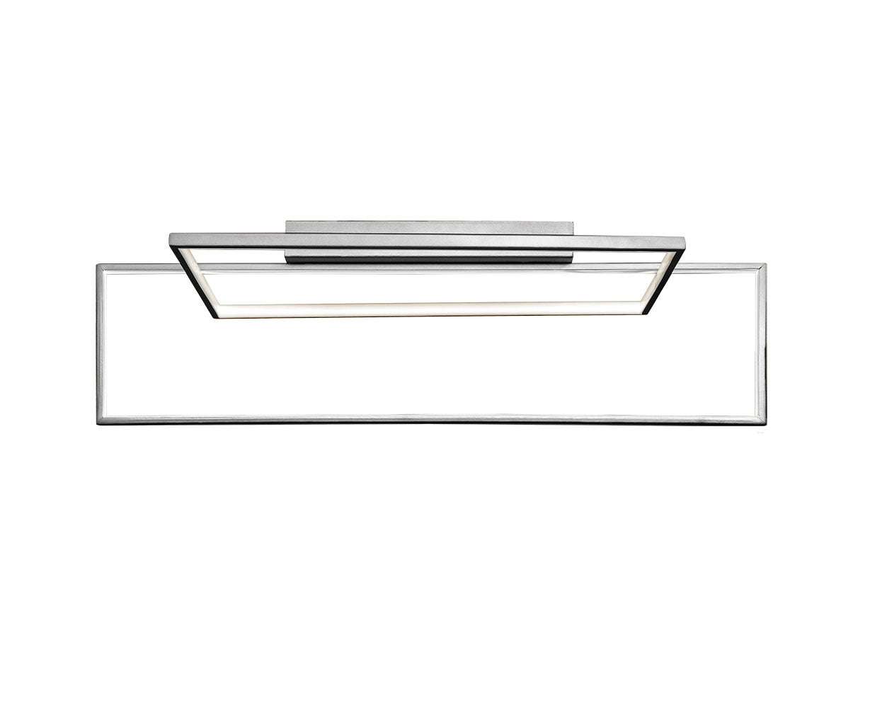 Ceiling Light Aluminium, L:70 H 25 cm – Luma