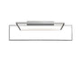 Ceiling Light Aluminium, L:70 H 25 cm – Luma