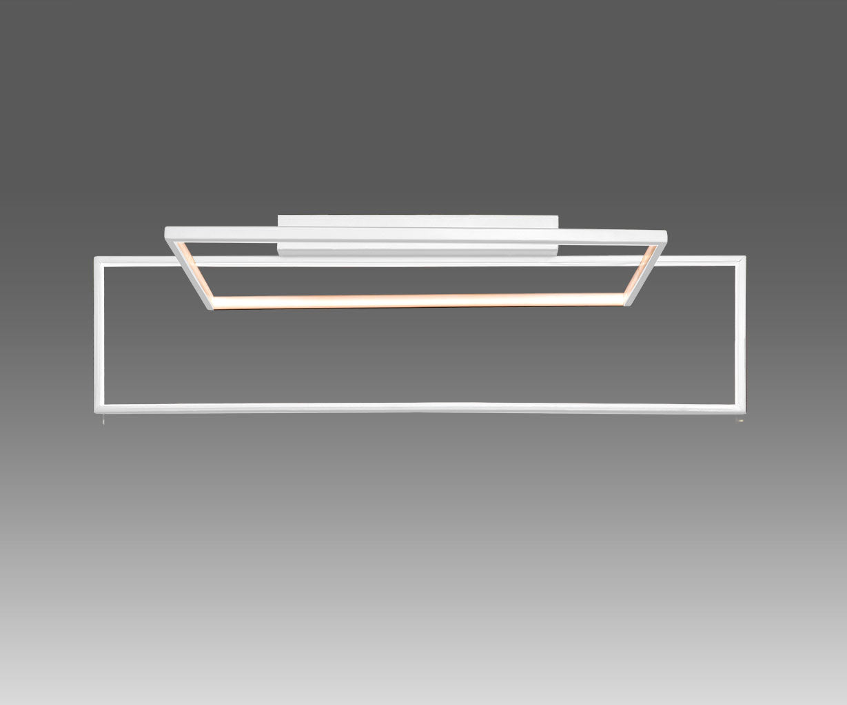 Ceiling Light Aluminium, L:70 H 25 cm – Luma