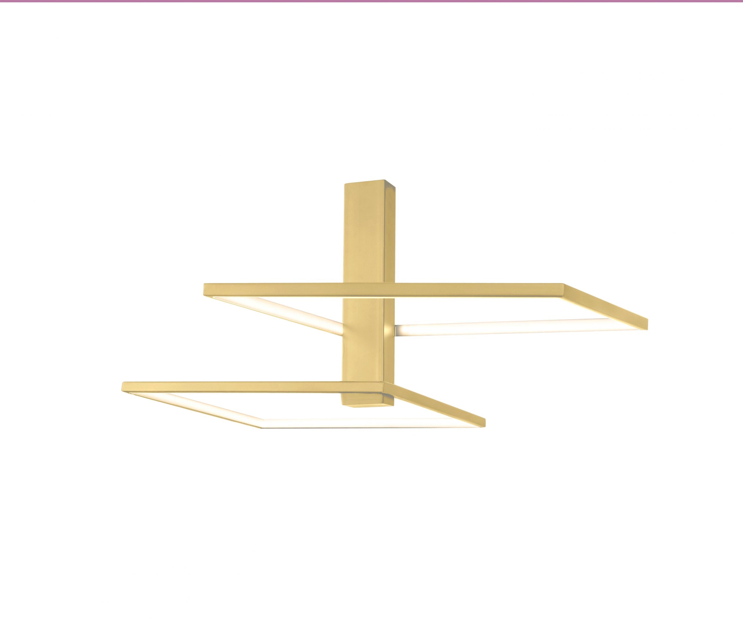 Ceiling Light Aluminium, L:54 H 25 cm – Luma