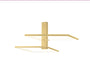 Ceiling Light Aluminium, L:54 H 25 cm – Luma