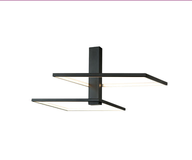 Ceiling Light Aluminium, L:54 H 25 cm – Luma