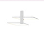 Ceiling Light Aluminium, L:54 H 25 cm – Luma